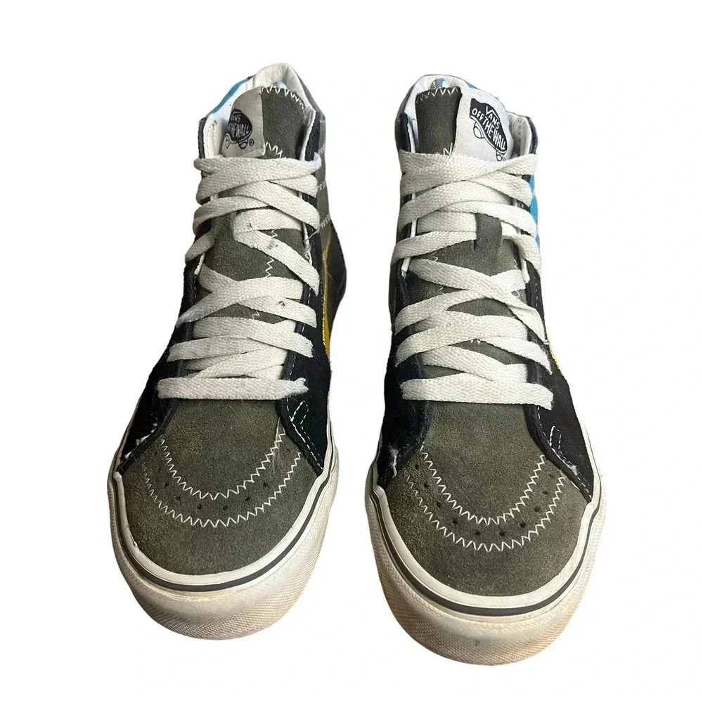 Vans Sk8-Hi Zig Zag High Top Sneakers Multicolor Skate‎ Shoes Women’s Size 5